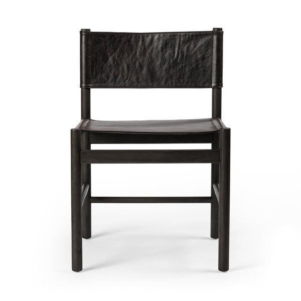 Kena Dining Chair In Charcoal Parawood