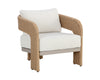 PYLOS LOUNGE CHAIR - NATURAL - LOUIS CREAM