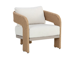 PYLOS LOUNGE CHAIR - NATURAL - LOUIS CREAM