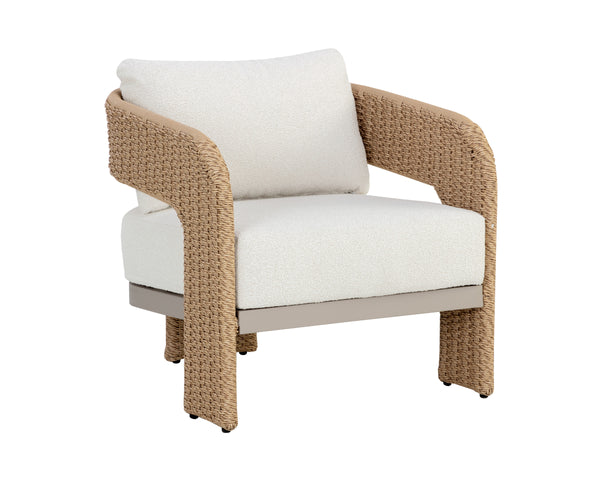 PYLOS LOUNGE CHAIR - NATURAL - LOUIS CREAM