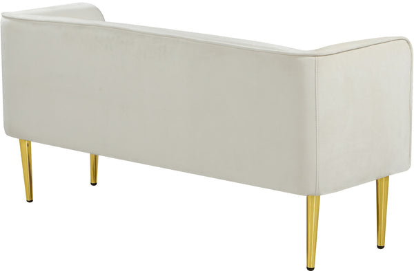 Tim Bench In Cream Velvet