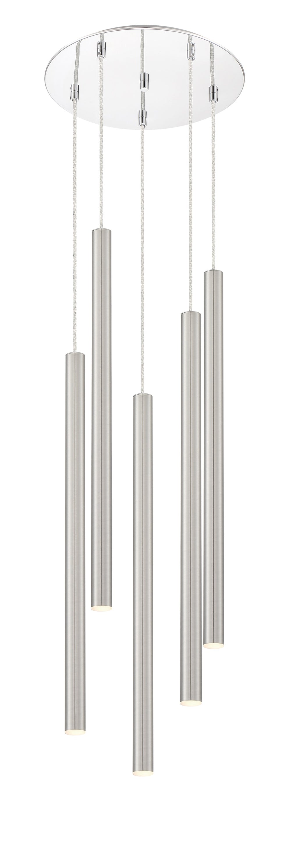 Forest 5 Light Island/Billiard in Chrome Finish