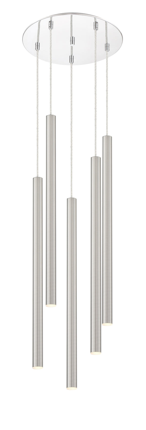 Forest 5 Light Island/Billiard in Chrome Finish