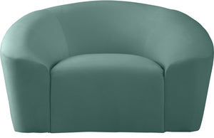 Vivian Chair In Mint Velvet
