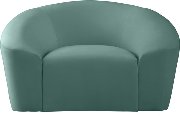 Vivian Chair In Mint Velvet