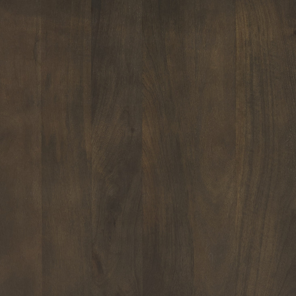 Terra 48L x 48W x 15H Dark Brown Wood Round Fluted Coffee Table