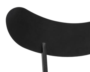 GIBBONS DINING CHAIR - BLACK - BRAVO PORTABELLA