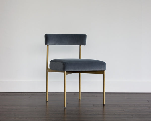 Seneca Dining Chair - Velvet Slate