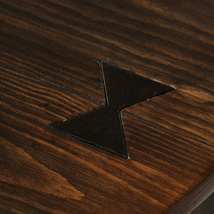 The Pimms Table in Aged Brown