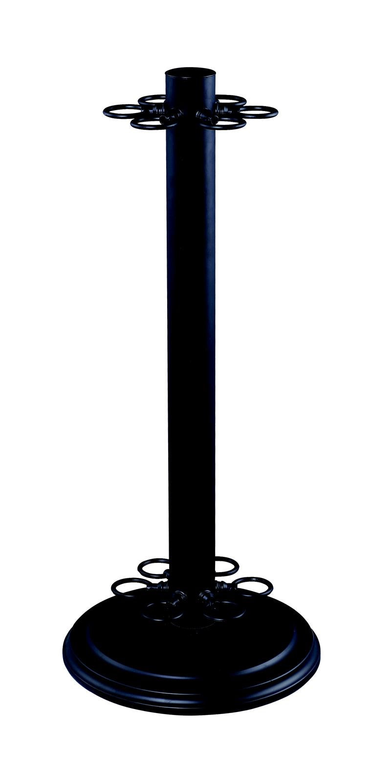 Cue Stand Billiard Cue Stand in Matte Black Finish
