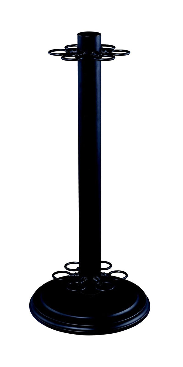 Cue Stand Billiard Cue Stand in Matte Black Finish
