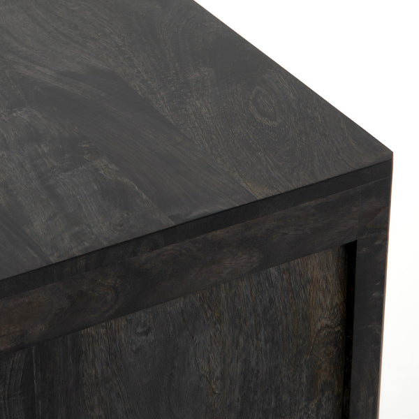 Sydney Left Nightstand In Black Wash