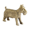 Dog Token in Aged Brass