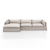 Habitat 2Pc Laf Sectional In 133'' In Moon