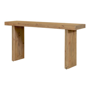 Moe's Monterey Console Table in Rustic Blonde Finish