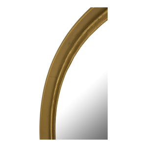 Moe's Large Winchester Mirror in Antique Brass