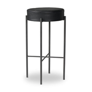 Nocona Bar + Counter Stool - Black Leather