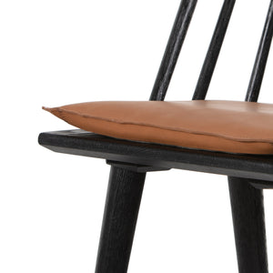 Lewis Windsor Stool W Cushion In Bl In Counter
