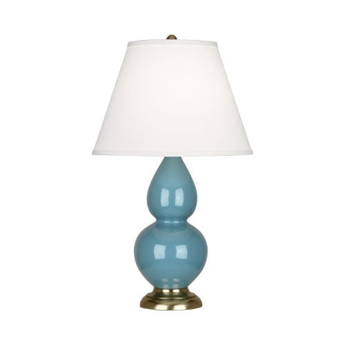 Steel Blue Small Double Gourd Accent Lamp
