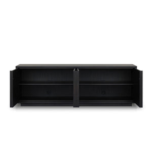 Nyland Media Console - Black Mahogany Veneer