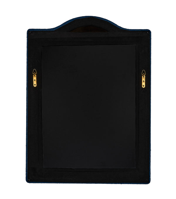 Hilltop Raffia Arch Wall Mirror, Indigo