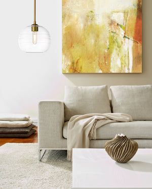 Harmony 1 Light Pendant in Olde Brass Finish