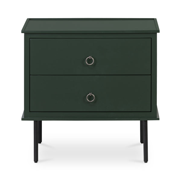 Reagan Nightstand with Metal Handles