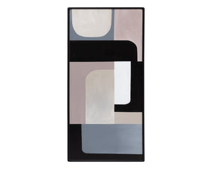 RADICAL INTERPRETATION (SET OF 3) - 28" X 66" - BLACK FLOATER FRAME