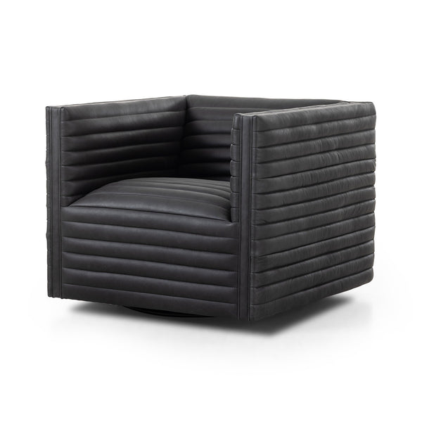 Padma Swivel Chair - Eucapel Black