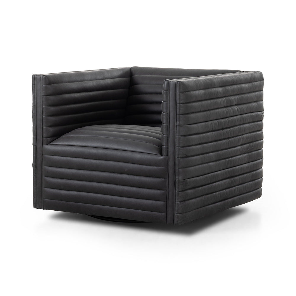 Padma Swivel Chair - Eucapel Black