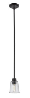 Bohin 1 Light Mini Pendant in Matte Black Finish