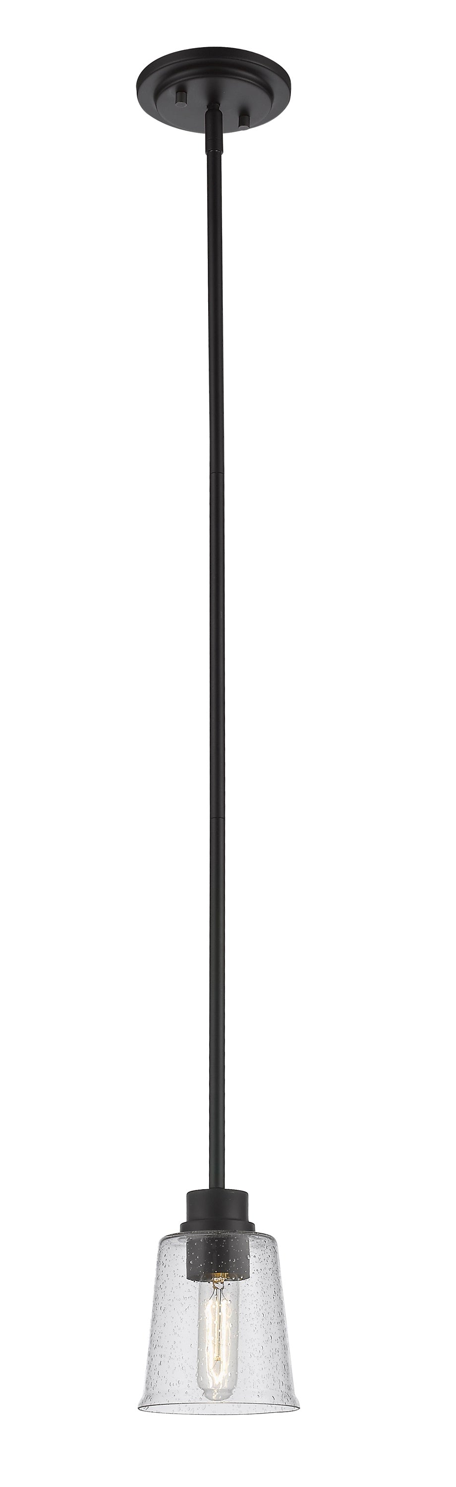 Bohin 1 Light Mini Pendant in Matte Black Finish