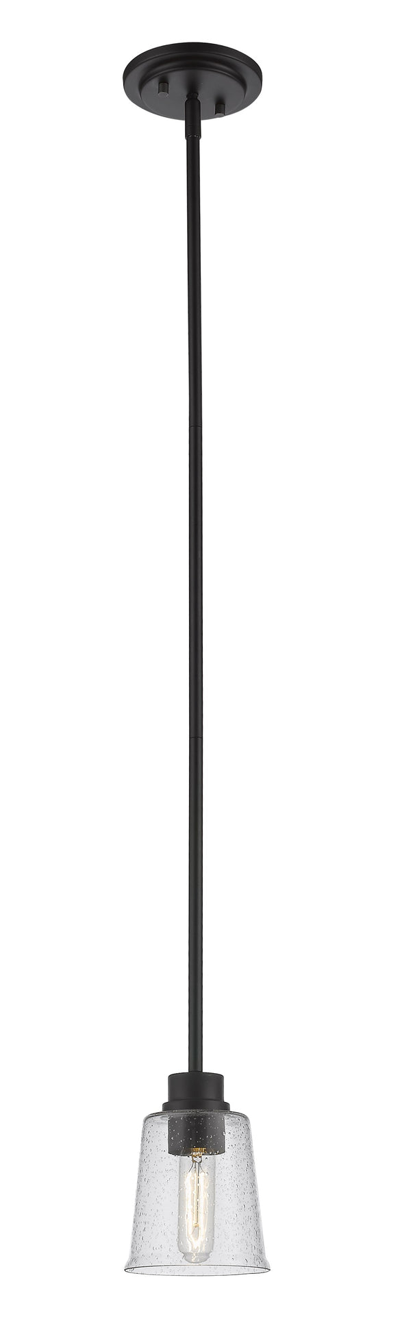 Bohin 1 Light Mini Pendant in Matte Black Finish
