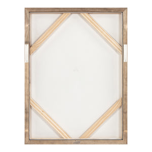 Poet 2 Framed Painting - Multicolor Abstract on Canvas