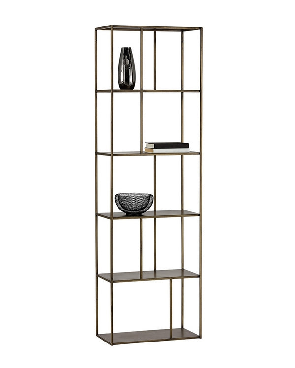 Eiffel Bookcase - Small - Antique Brass
