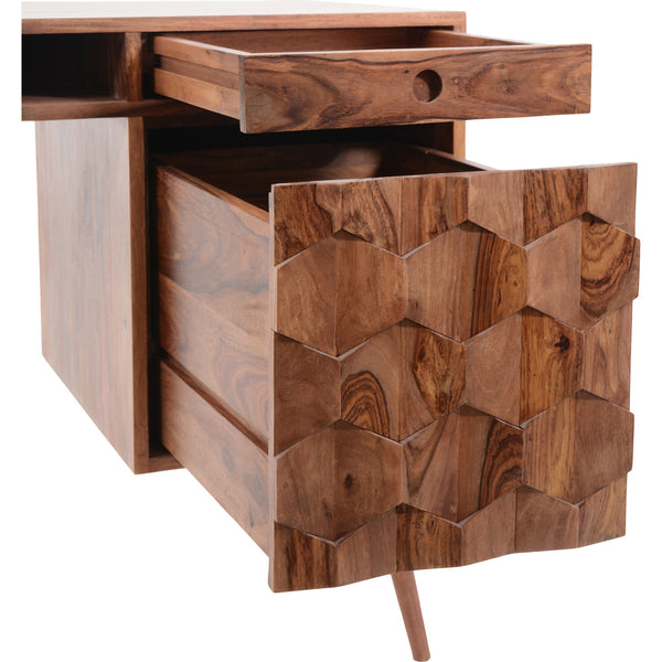 Moe's O2 Desk with Sheesham Wood and Drawer