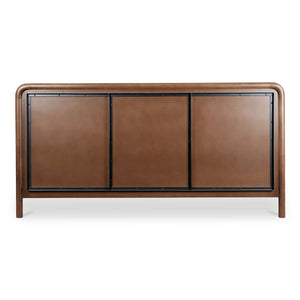 Moe's Rye King Bed in Warm Brown