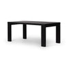 Millie Dining Table - Drifted Matte Black Veneer