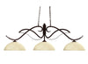 Phoenix 3 Light Island/Billiard in Bronze Finish