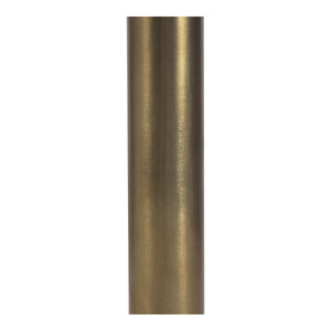 Moe's Nomi Cafe Table with Brass Base