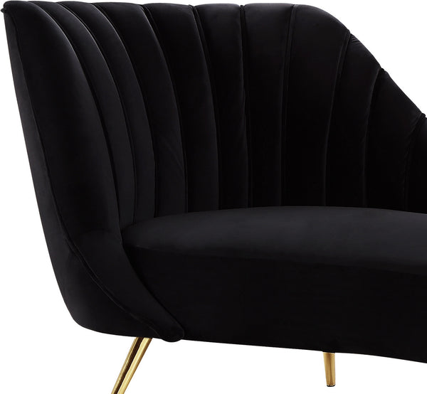 Josefina Chaise In Black Velvet
