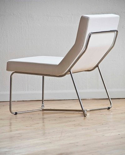 liberty settee lounge in white leather