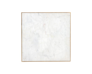 DAINES END TABLE - WHITE MARBLE