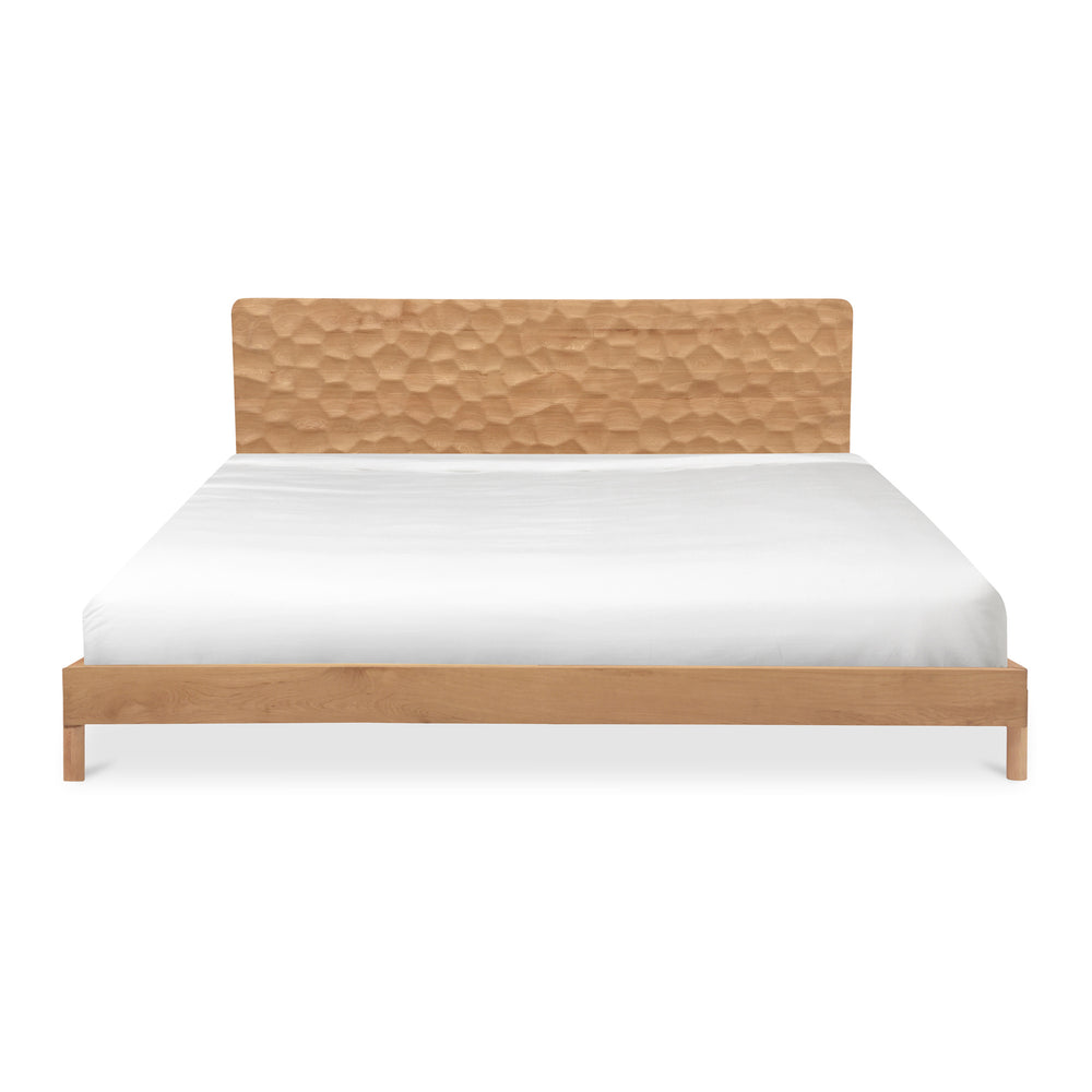 Moe's Misaki Queen Bed in Natural Wood