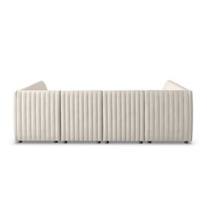 Augustine Dining Banquette, U Shape - Capri Oatmeal