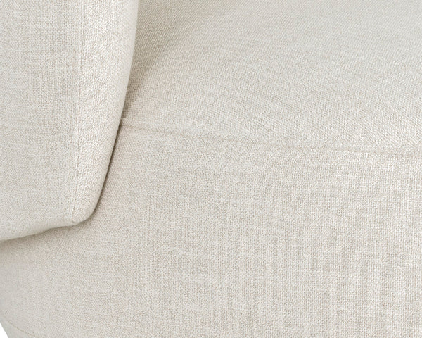 WALSH SWIVEL LOUNGE CHAIR - EFFIE LINEN