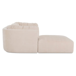 Moe's Matina Nook Modular Sectional in Oatmeal