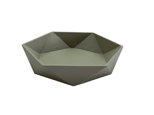 Aluminum Bowl Large Ivory Finish