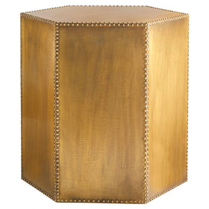 Korio Accent Table| Brass