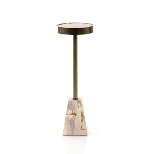Galen End Table - Light Petrified Wood